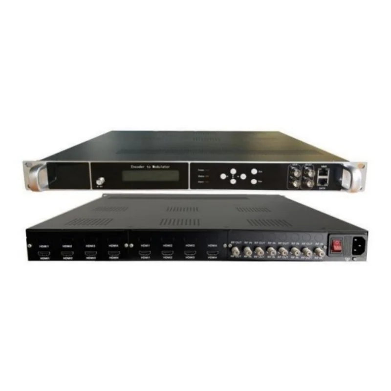 All in 1 Tuners DVB-S2 and HD to DVB-T Transmodulator H.264 DVB-T Encoder Modulator 8/16 RF Encoder Modulator