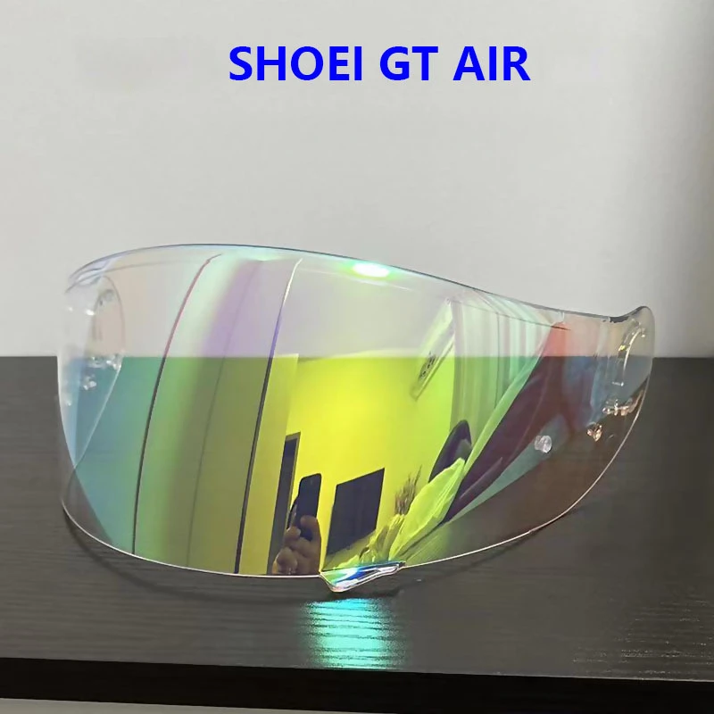 Cocok untuk SHOEI GT-AIR lensa helm REVO dilapisi Aurora siang dan malam Universal Shading peralatan multiwarna