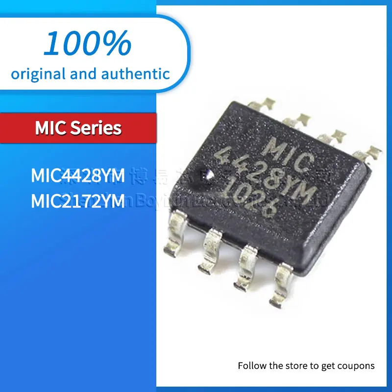 

MIC4428YM MIC2172YM Black plastic housing