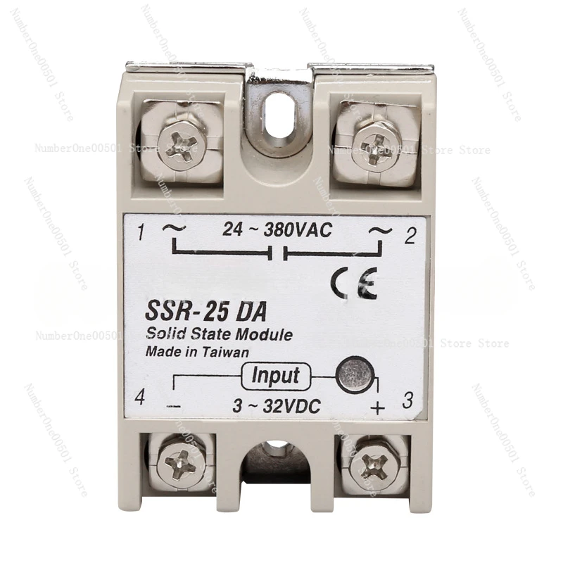 

FOTEK Taiwan Yangming Single-phase Solid State Relay SSR-25DA DC Control AC 220v25a Small Solid