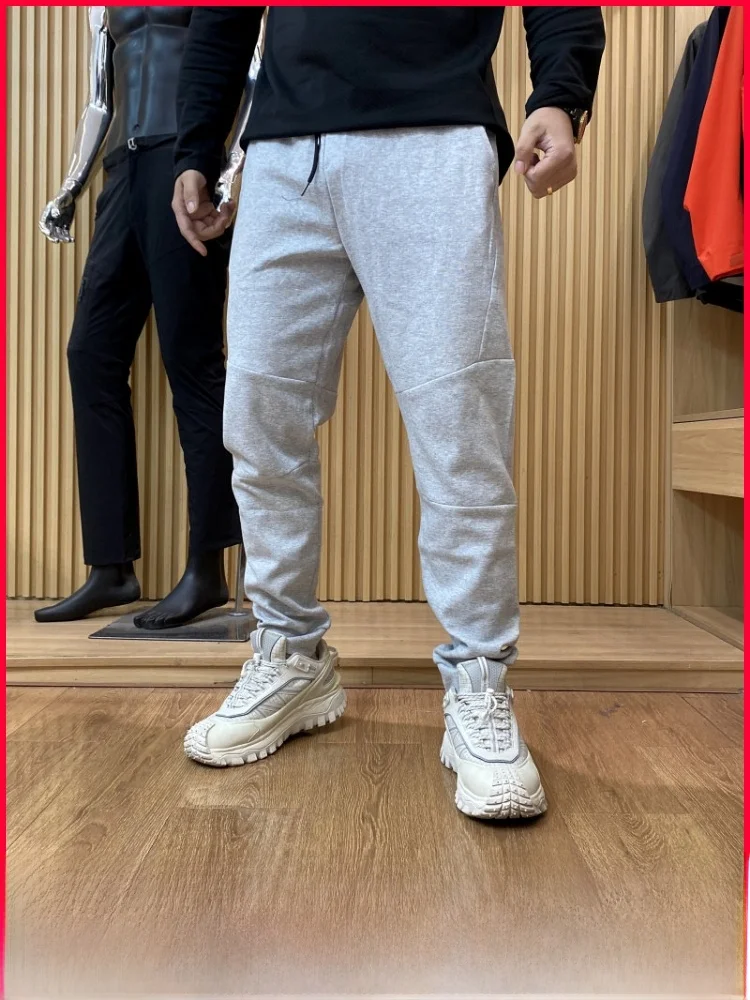 

Мужские спортивные повседневные длинные брюки 3D-кроя для бега, осенние, универсальные, свободного кроя, молодежные, модные