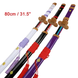 New Anime Cosplay Wood Swords 80Cm Katana Yama Enma Japanese Samurai Sword Katana Original Christmas Gifts