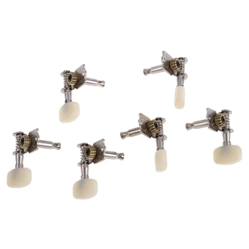 6pc Open-Gear Guitar Tuning Pegs Tuner Machine Heads Guitar Parts 3-Left 3-Right Alignment