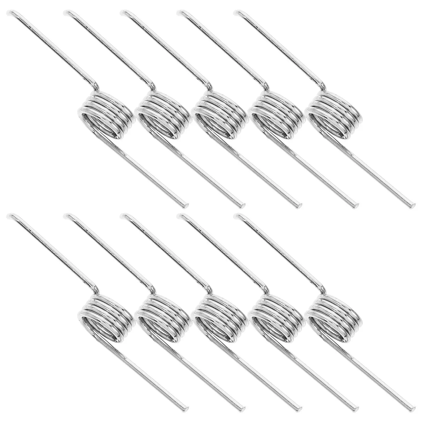 

10pcs Garbage Bin Replacement Spring Universal Trash Can Spring Fitting Spring Replacement Springs V Shape Spring Torsional