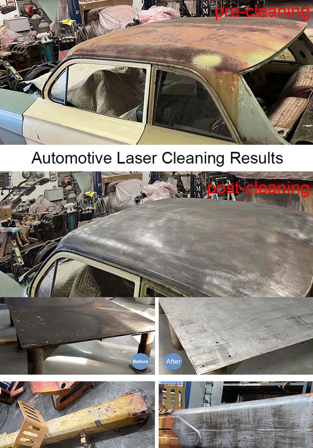 Bingyan 1500w 2000w 3000w Mopa منظف الألياف لإزالة الصدأ للبيع