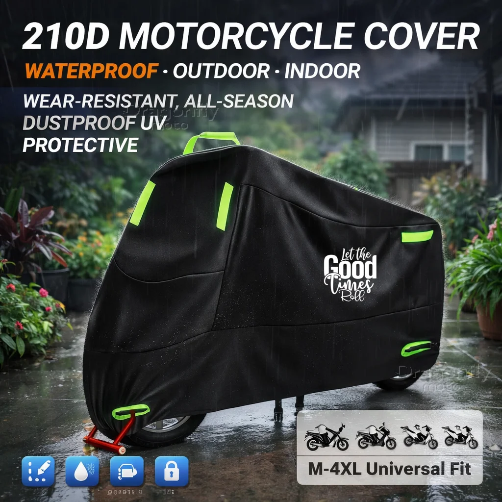 For Kawasaki Ninja H2 H2R Zx6R Zx12R 400 650 1000 Zx9R Motorcycle Cover Waterproof Outdoor Scooter UV Protector Rain Cover