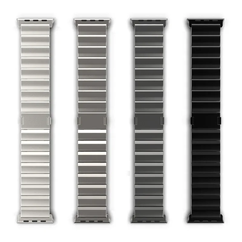 Titanium Strap for Apple Watch Ultra 2 1 49mm 45mm 44mm 38mm 40 41mm Magnetic Buckle Series 9 8 7 6 SE 5 4 3 2 Correa Bracelet