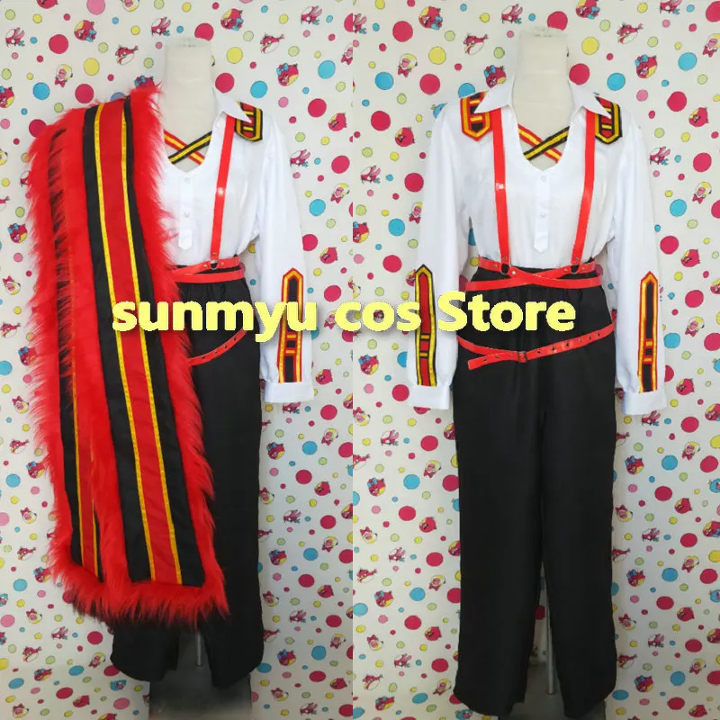 Ohsama Sentai King Ohger Kuwagata Ohger Cosplay Costume Cape Shirt Ohsama Sentai King-Ohger Cosplay Red Ohger