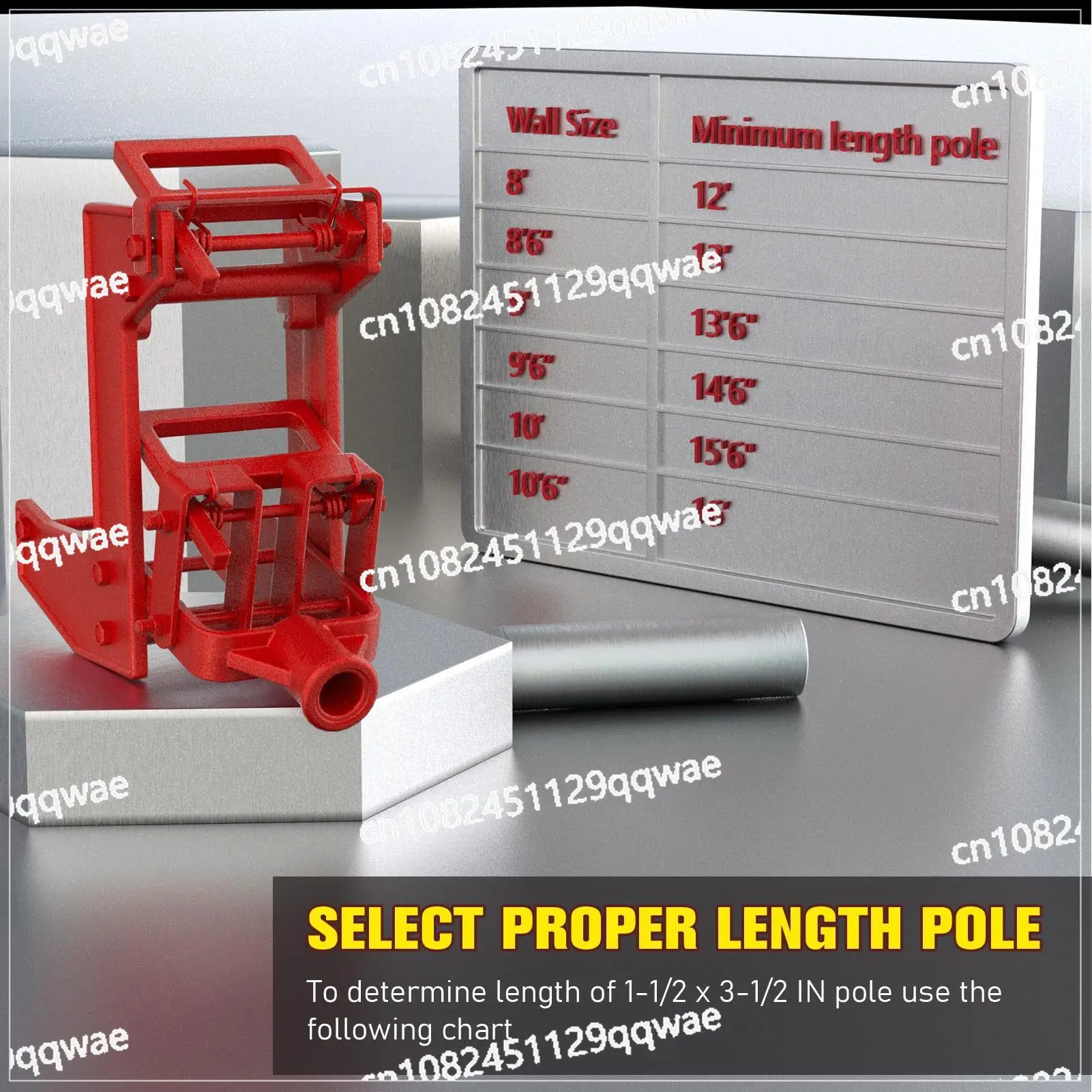

Portable wall jack for frame Wooden wall jack