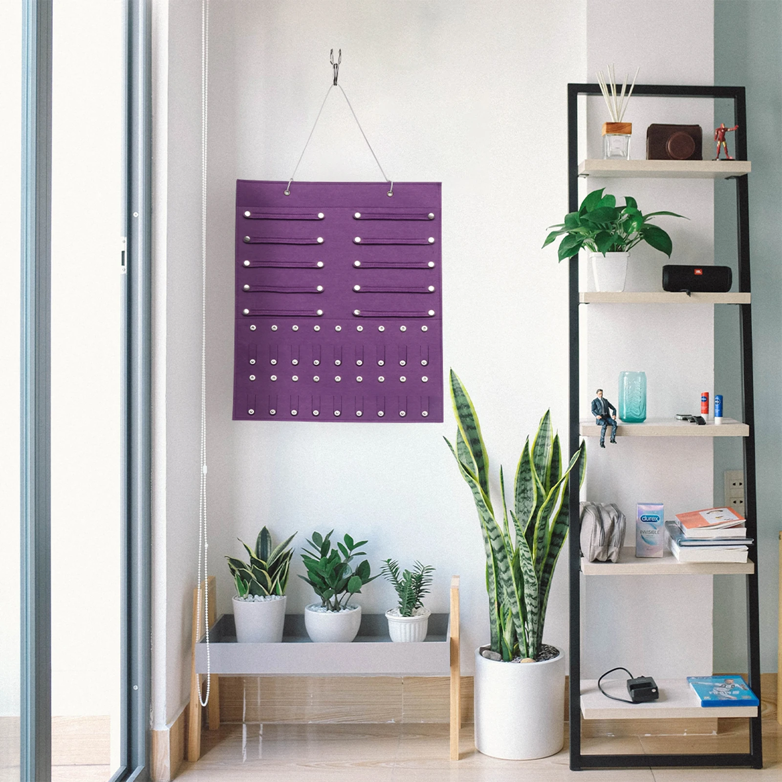 

Felt Hanging Jewelry ganizer High Quality Thick Hair Accessories Storage Bag Wall Decor Girls Room Gift