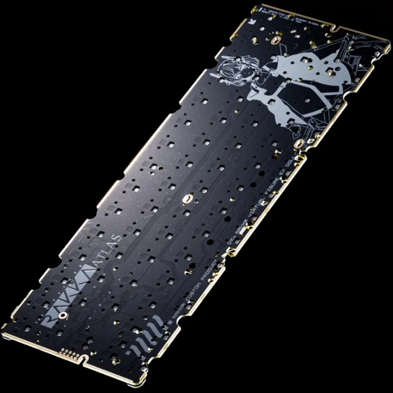 

RAKKA60V2 ATLAS Sound Kit PORON Sandwich Foam IXPE Switch Pad PET Voice Actor Pad Sound Kit for Mechanical Keyboard Accessories