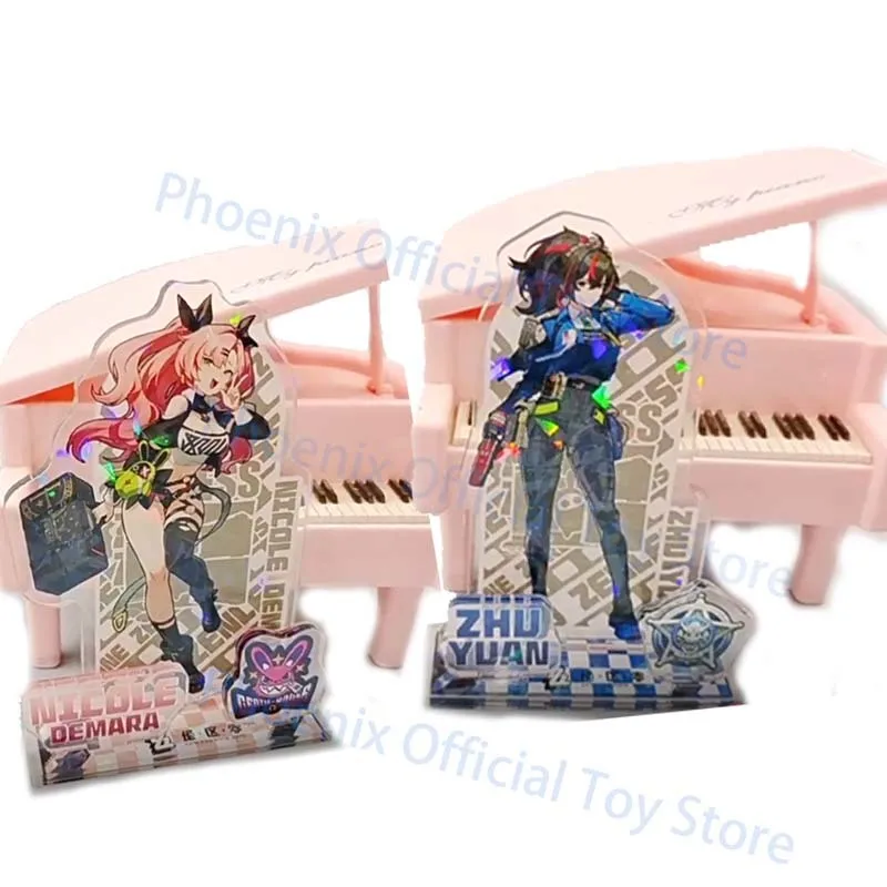 16cm Zenless Zone Zero Acrylic Figure ZZZ Zhu Yuan Acrylic Stand Model Anime Billy The Kid Soldier 11 Figurine Decor Toy Gift