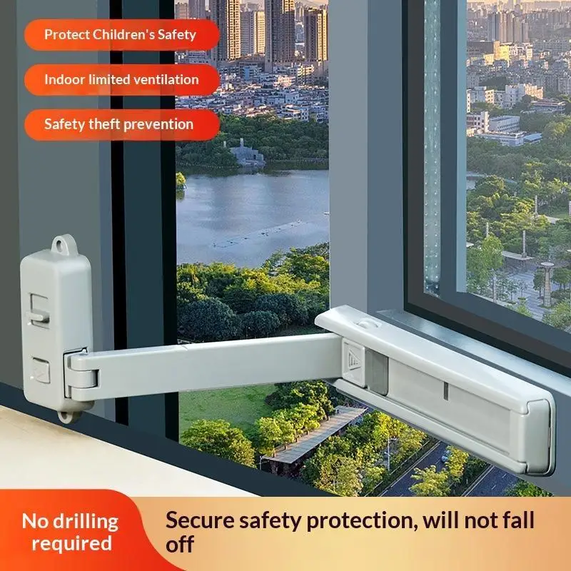 Window Lock Child Protection Baby Safety Restrictor Falling Prevention Limiter