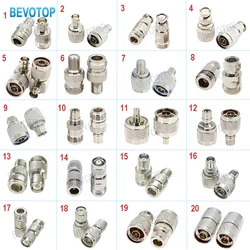 1Pcs N Male/Female to N/TNC/BNC/QMA/F Male/Female Straight/Right Angle Coax Adapter