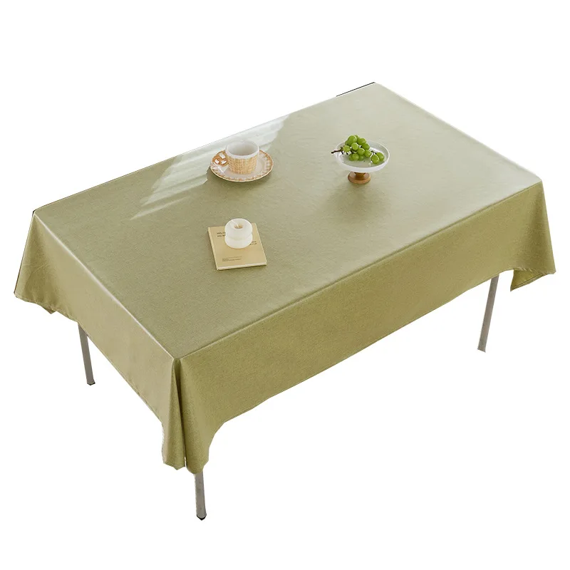 

2024 Anti oil, no wash, laminated dust-proof tablecloth, rectangular dining table cloth, tea table mat, decorative cloth