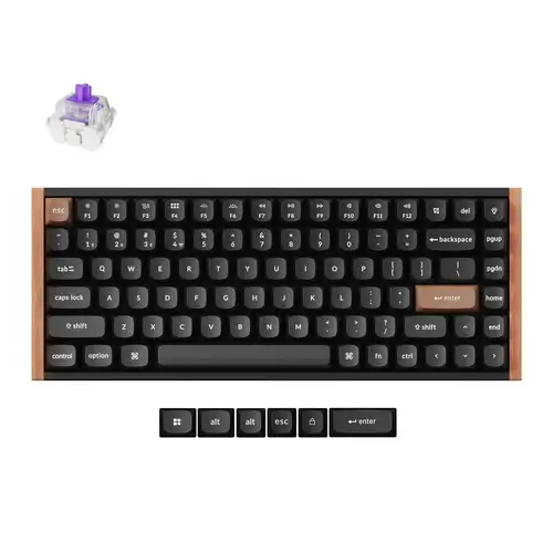 Keychron K2 HE interruptor magnético inalámbrico teclado personalizado edición especial 75% diseño RGB retroiluminación doble disparo PBT Keycap