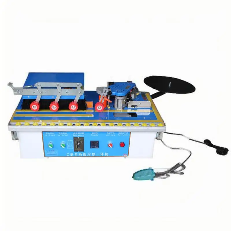 Mini Sealing Woodworking Machine Multifunctional Edge Banding  for Pvc Board