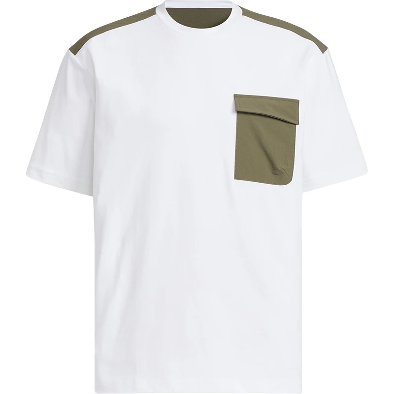 Oficjalna, oryginalna, letnia, nowa męska koszulka z krótkim rękawem, oddychająca, z dzianiny, Adidas JM2061