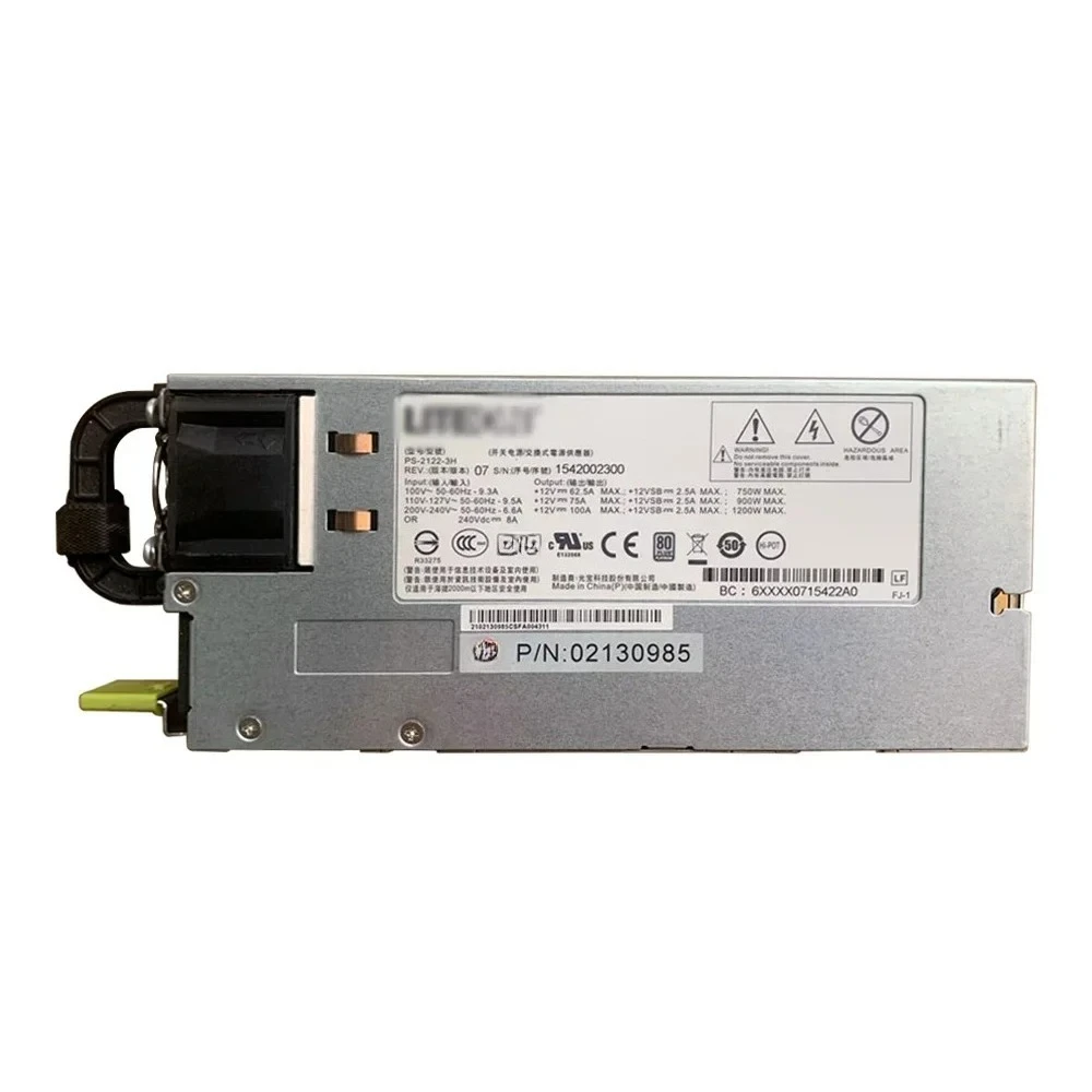 Original Suitable for X6000 PS-2122-3H 1200W Server Power Supply DPS-1200AB-8 A 12V100A