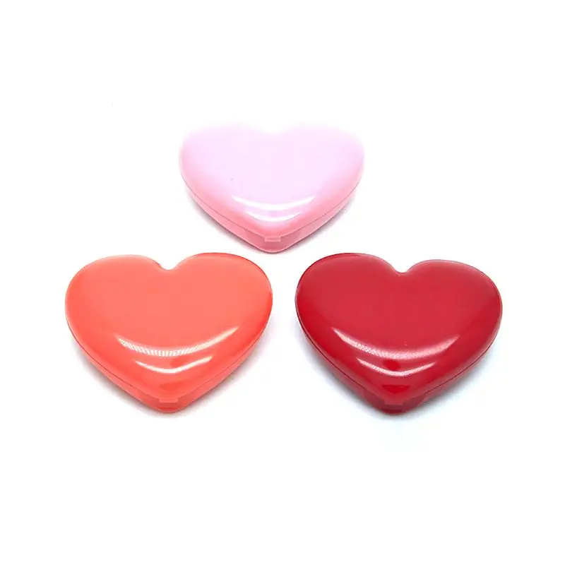 2023 New Love Heart Shape Empty Eyeshadow for Case Rouge Lipstick Box Pigment  Ref