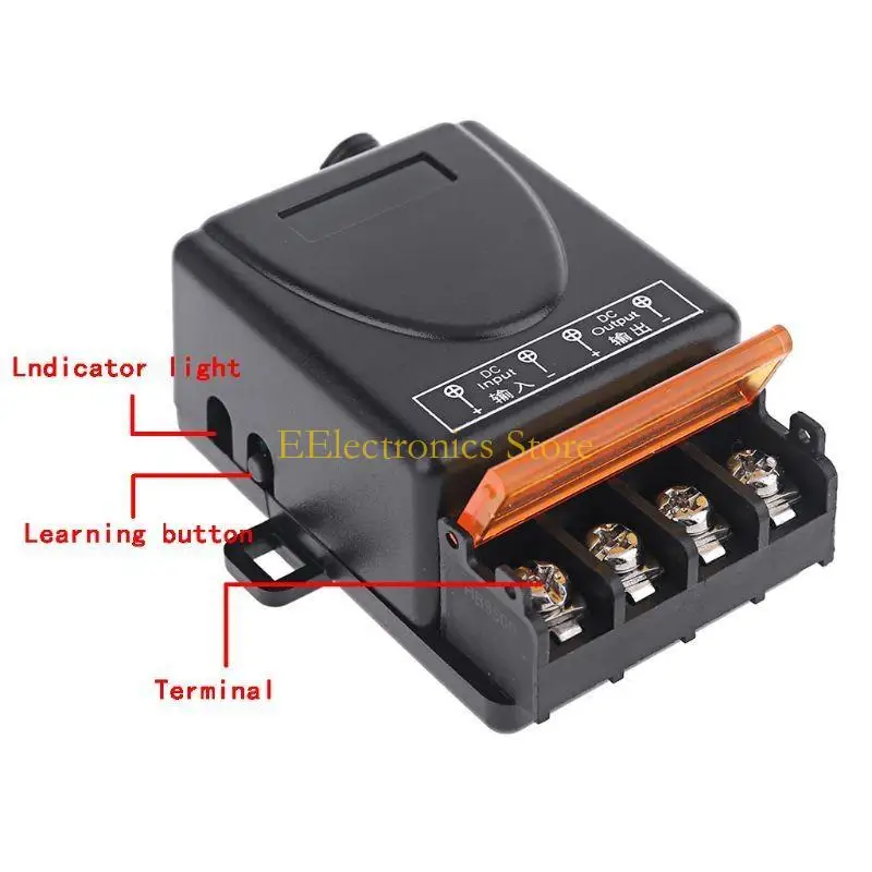 

B03C Universal 9V-85V Реле беспроводной переключатель модуль передатчика 433 МГц дистанционные управления