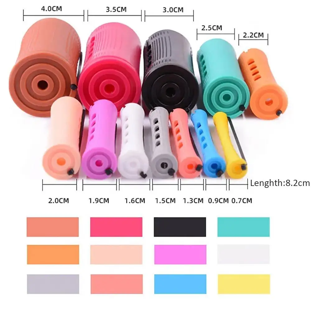 Hair Curler Elastic Rubber Band Care Hair Perm Rollers DIY Professional Hair Cold Wave Rod Harmless to Hair Curling Maker Salon