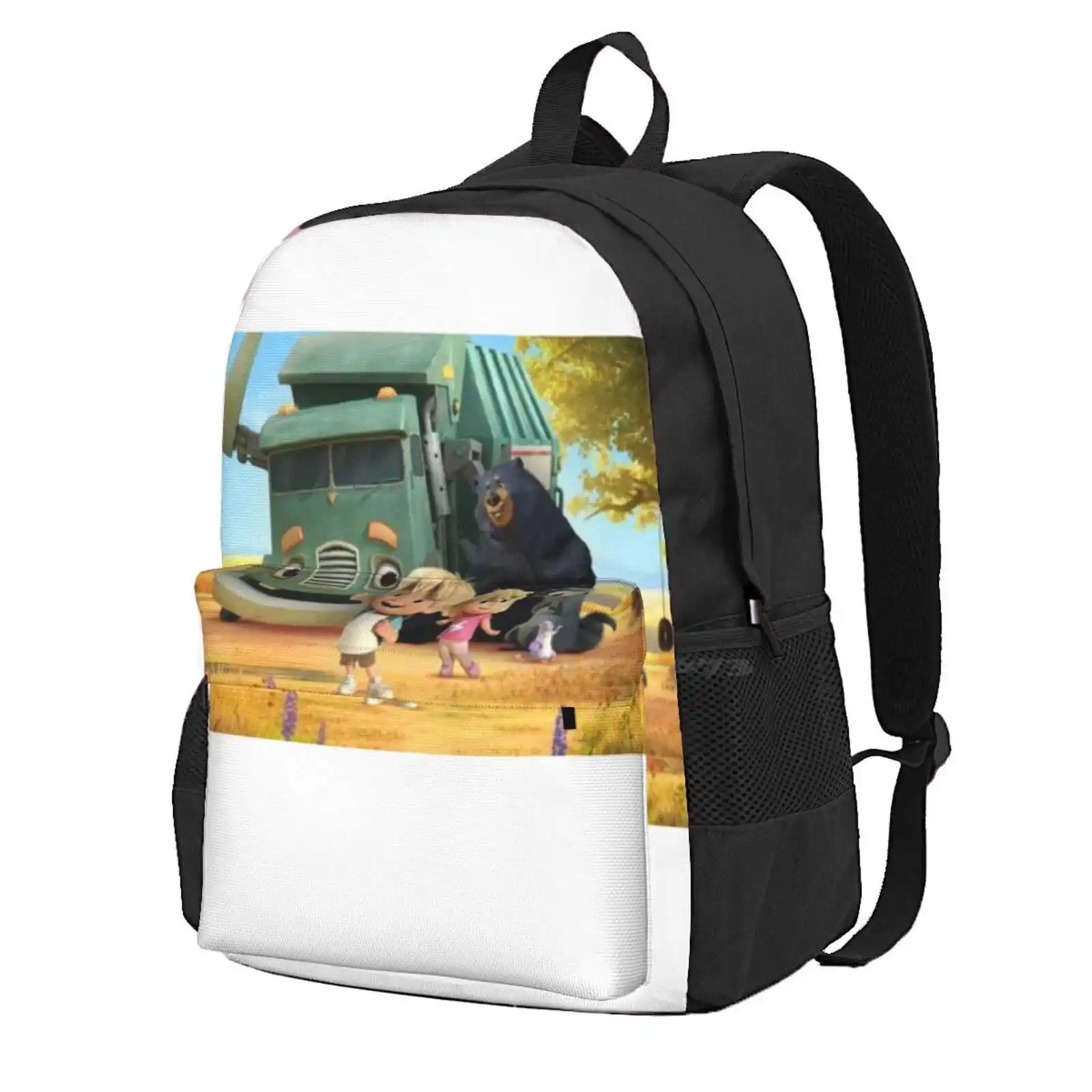 Hank And Trash Truck. Hot Sale Schoolbag Backpack Fashion Bags Hank Trash Truck Toys Cartoon Kids