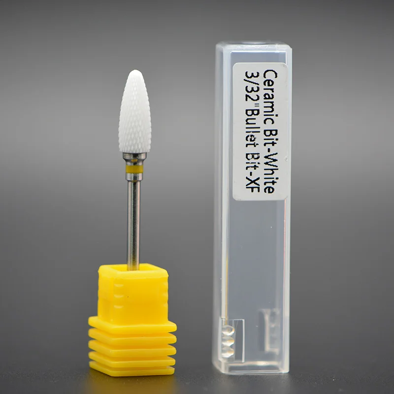 セラミックネイルドリルビット電気ドリルマシンネイルカッタービット爪アクセサリーツールマニキュアペディキュアツール