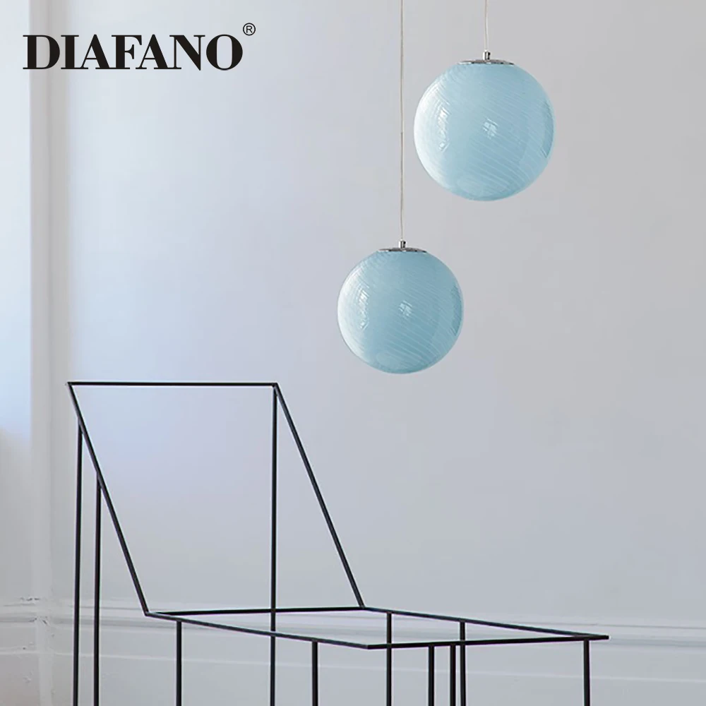 

New Italy Design Glass Pendant Lights Colorful Suspension Ceiling Hanging Lamp For Dining Room Children Room Bedroom Chandelier