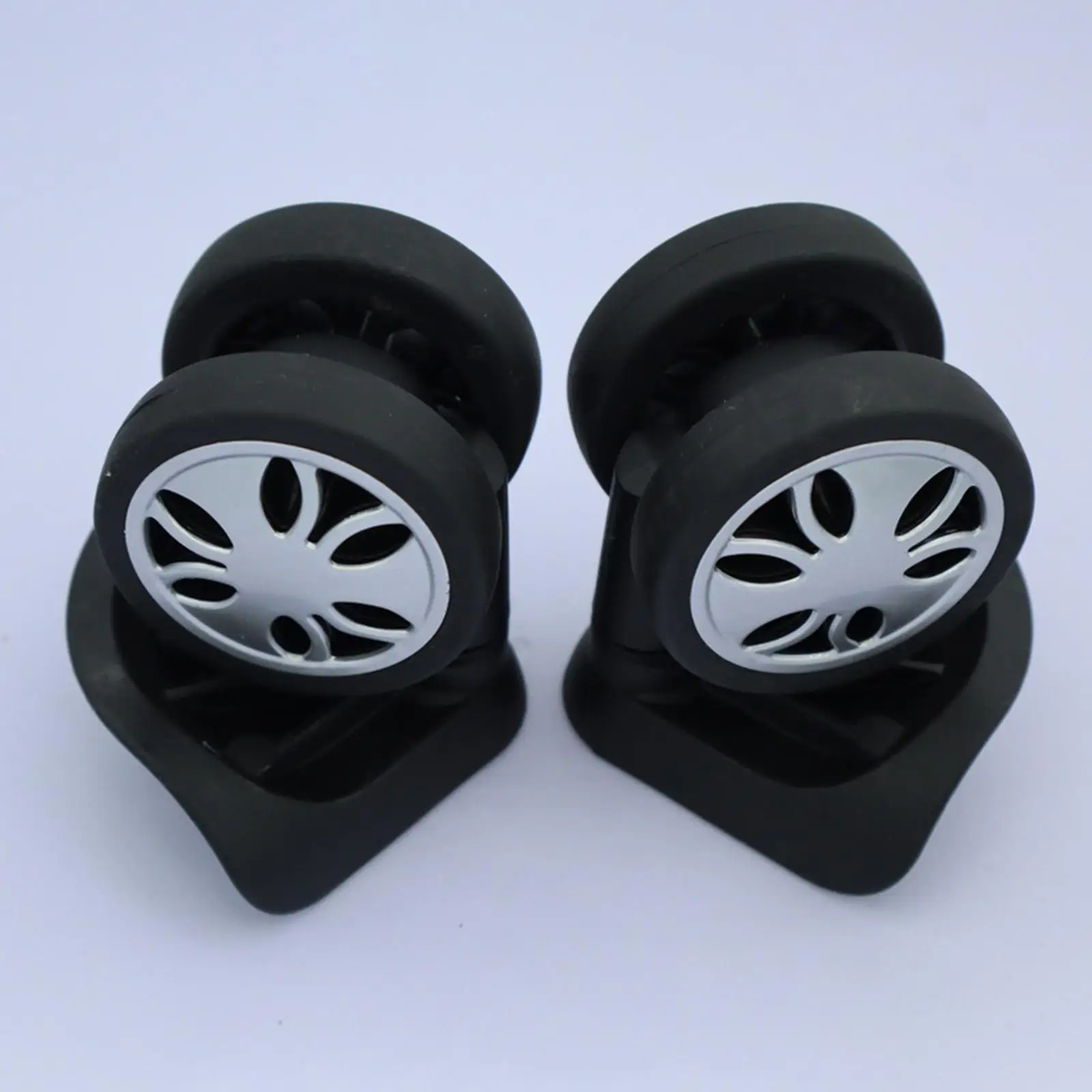 

2x Travel Suitcase Wheels Trolley Wheels Flexible Accessories Versatile Wear