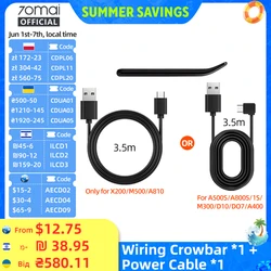 70mai Type-C Charging Cable for 70mai A810 X200 M500 & Micro USB Cable for 70mai 4K A800S 70mai A500S 1S M300 A200 M200 S500