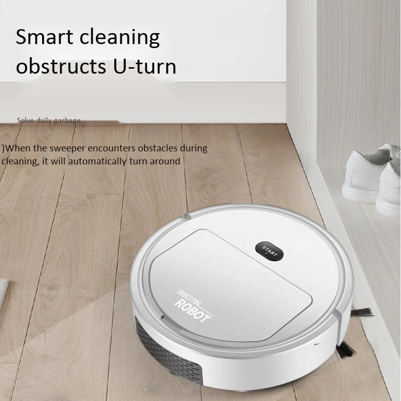 Aspirateur Robot Intelligent 3 en 1, Machine existent pour Livres Ménagers