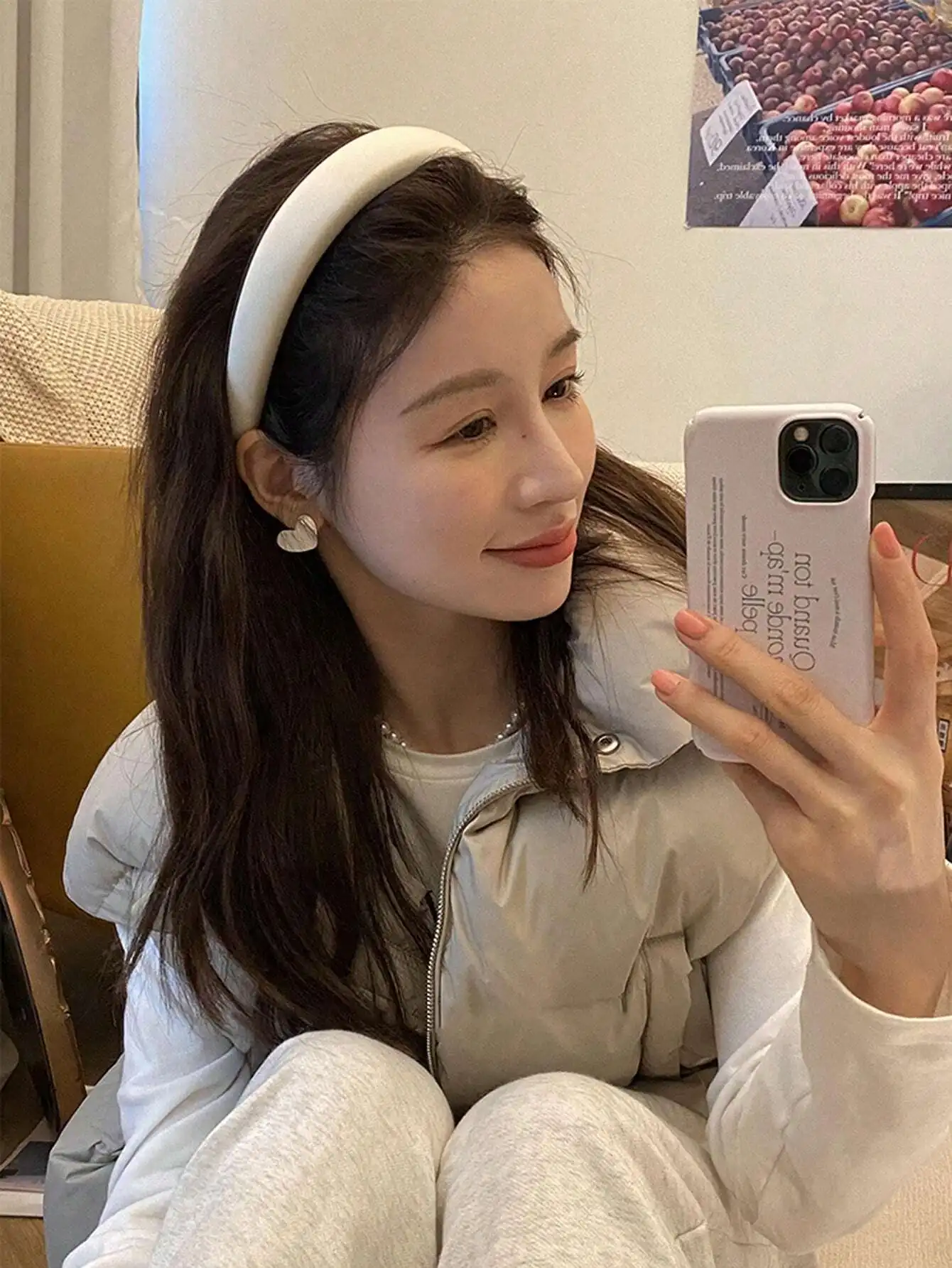 

Набор из 3-х женских ободков для волос с высокой посадкой, диаметр 38 см (14,96 дюйма), черные/белые/коричневые, минималистичные, однотонные, модные, универсальные.