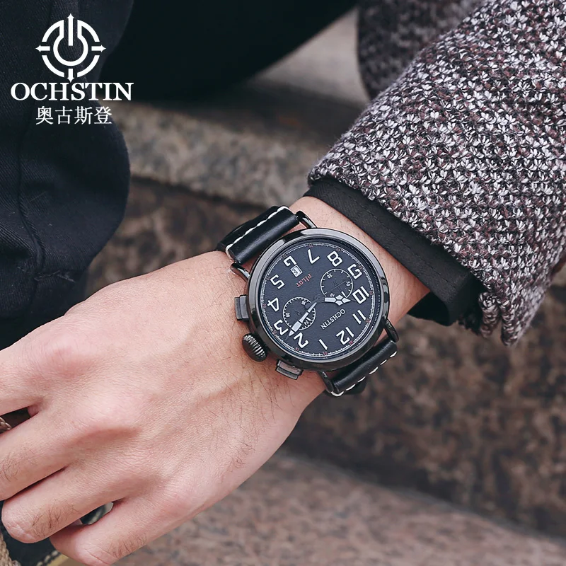 Ochstin 2024 New Fashionable and Gorgeous Style Original Multi functional Quartz Movement Waterproof Watch Men\'s Quartz Watch