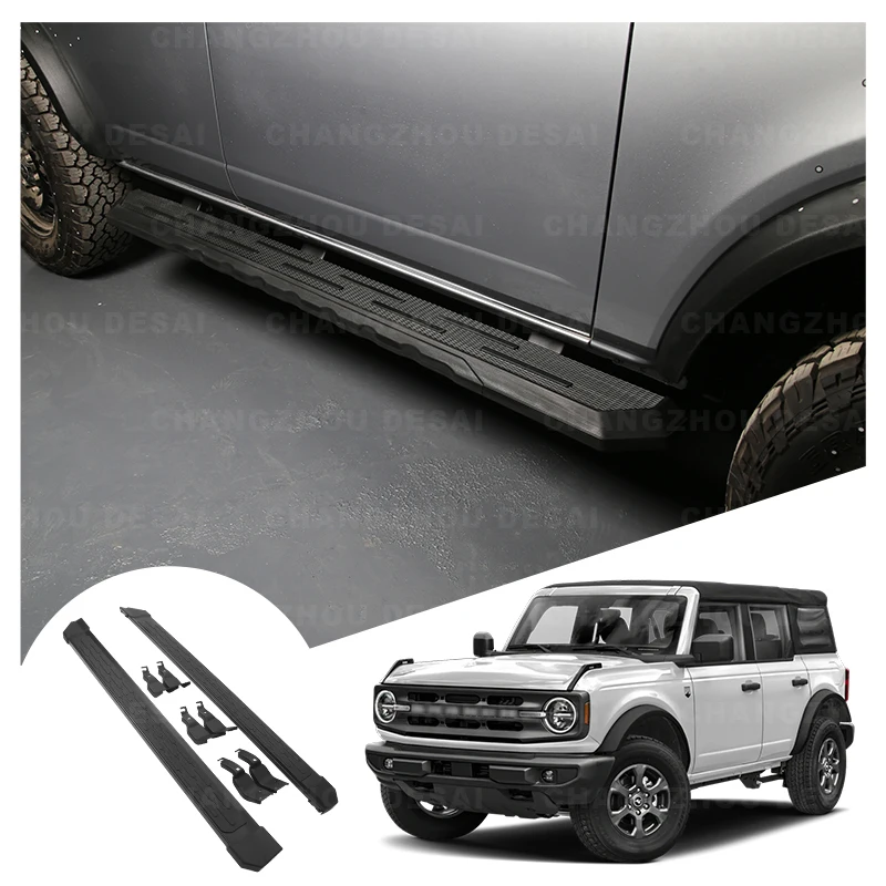 

High quality Car exterior accessories Side Foot Step Pedal Side pedal Running Boards For Ford Bronco 2021 2022 2023