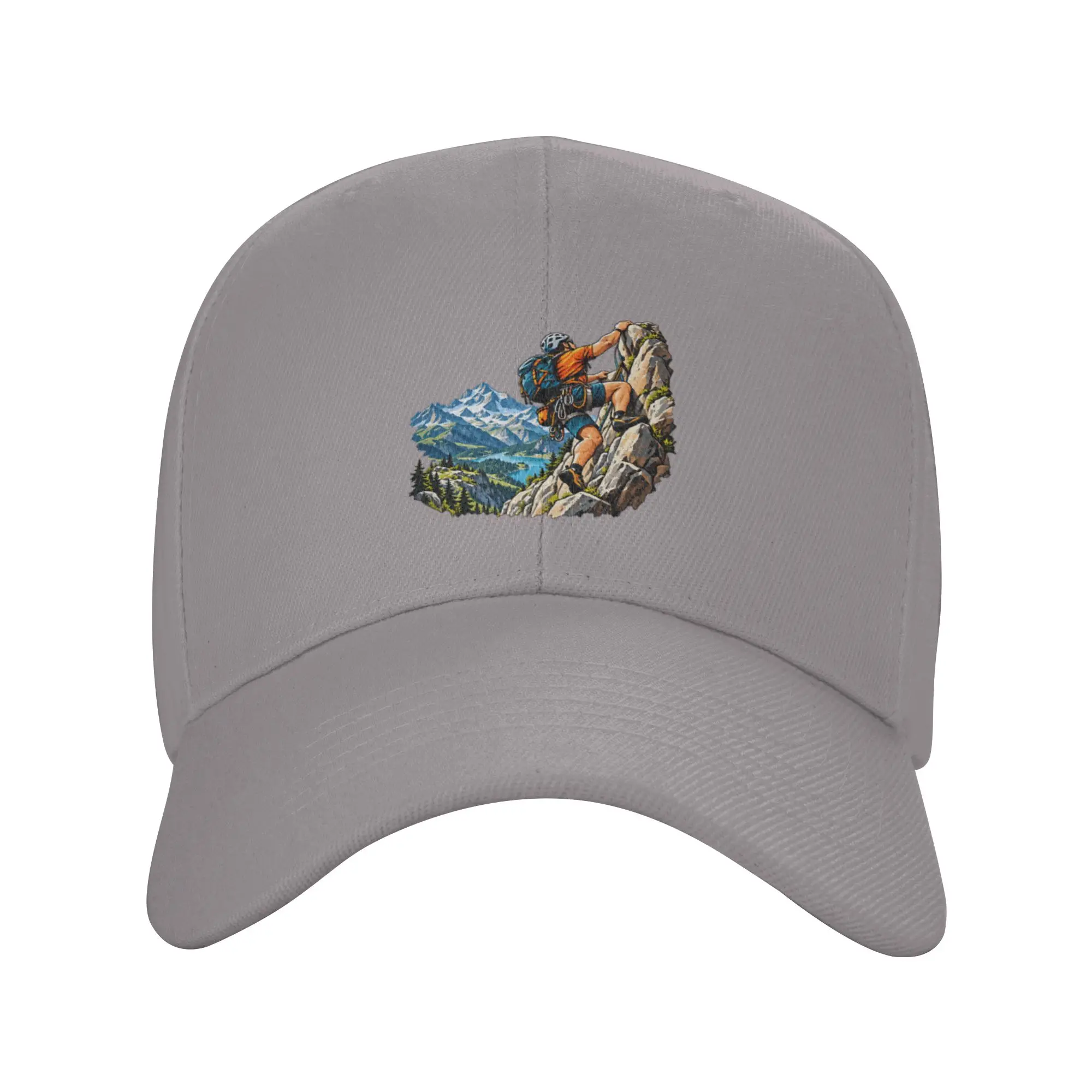 Hot Sale Rock climbing adventure for mountain climbers Baseball Cap  Outdoor Accessory Hat Women's  Skateboarding Hat Women's
