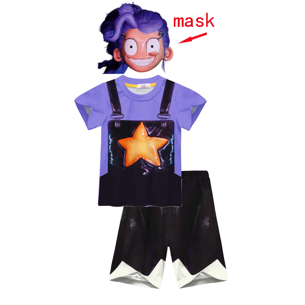 Disfraz de Cosplay de Lily del Juego de Terror Play Time 2026 Bobi 5, Ropa para Niños y Niñas, Camiseta y Pantalones, Trajes para Halloween y Carnaval