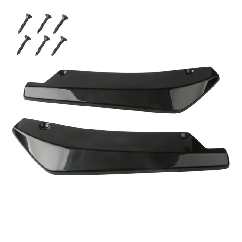 Car Bumper Front and Rear Lip universal Spoilercorn Diffuser Splitter Carbon Fiber Fender Scratch Protector Side Skirt Extension