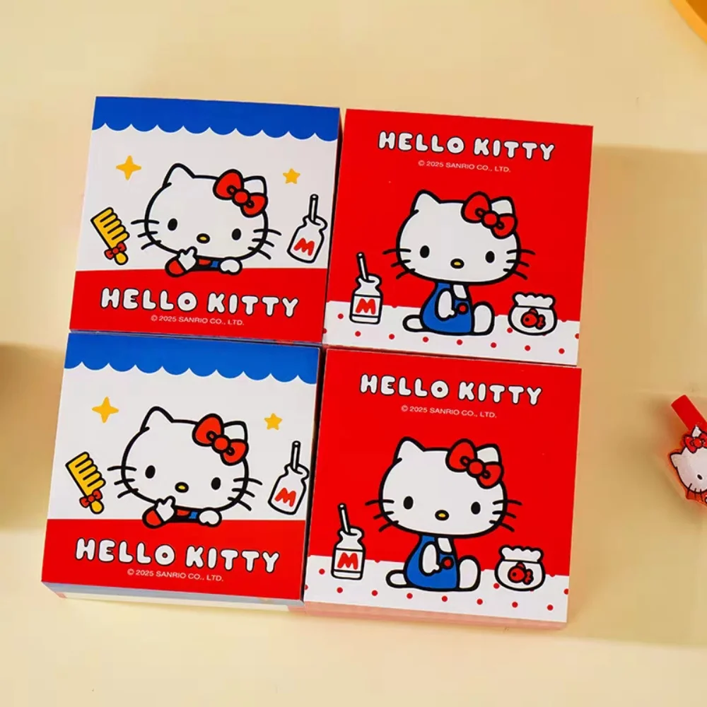 

250 шт. оригинальных стикеров Sanrio Hello Kitty, милые мультяшные наклейки для студентов, канцелярские принадлежности для школы и офиса, подарок для девочек
