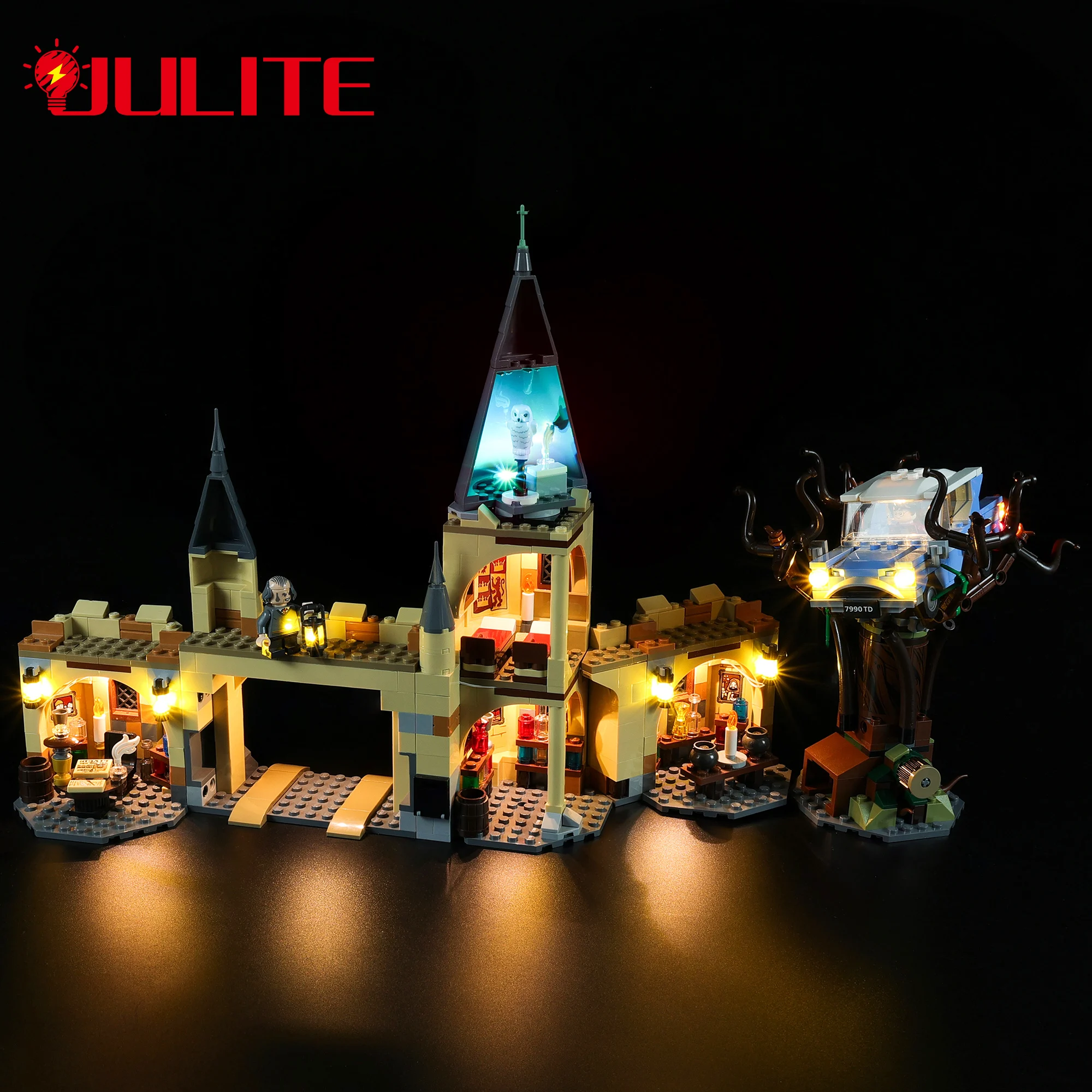 

Led Light Up Kit For Whomping Willow Light Set Compatible With 75953 And 16054 DIY Toys Set (Not Included Building Blocks)