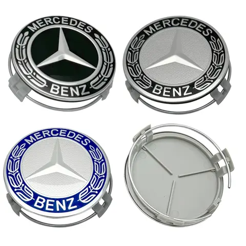 ABS 4pcs 75mm 메르세데스 휠 센터 캡 W176 W177 W203 W204 W205 W206 W212 W213 W214 W211 W223 W222 W222 W223 W246 W247