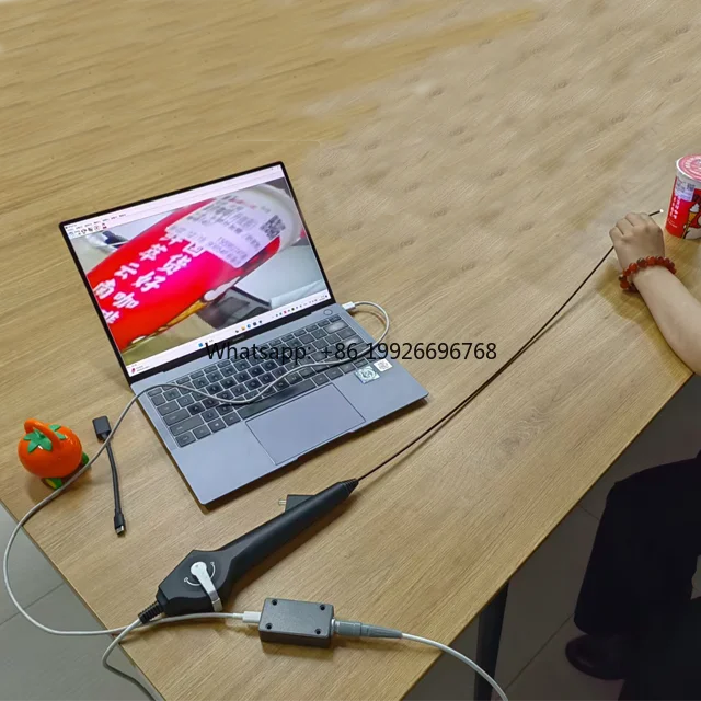 

Fast Shippingsingle use digital video urological urs flexible ureteroscope haiye flexible ureteroscope with a decoder boxGood se