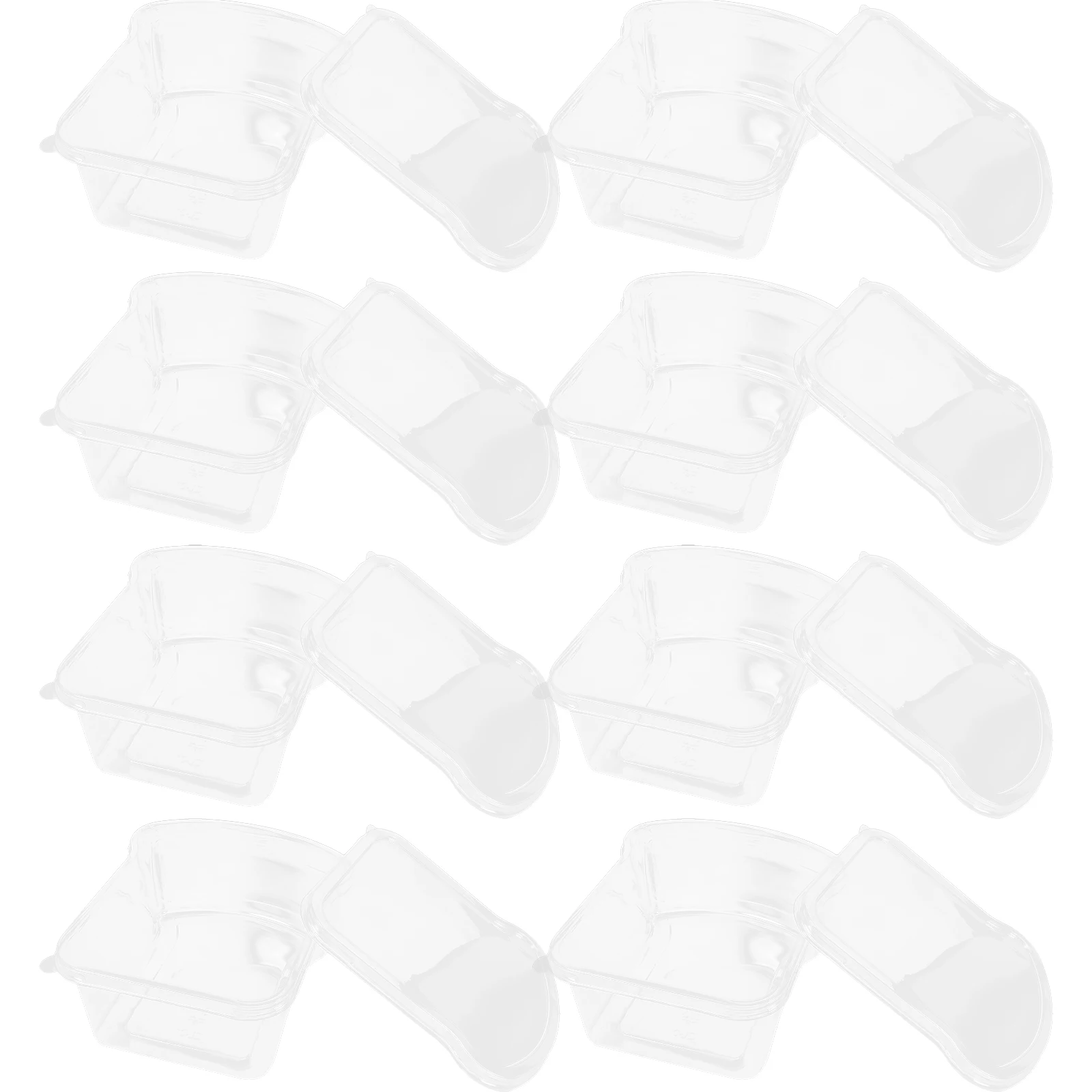

10 Pcs Bread Storage Containers S wich Box Airtight Plastic Holder Kitchen Counter Keeper Large Capacity Reusable