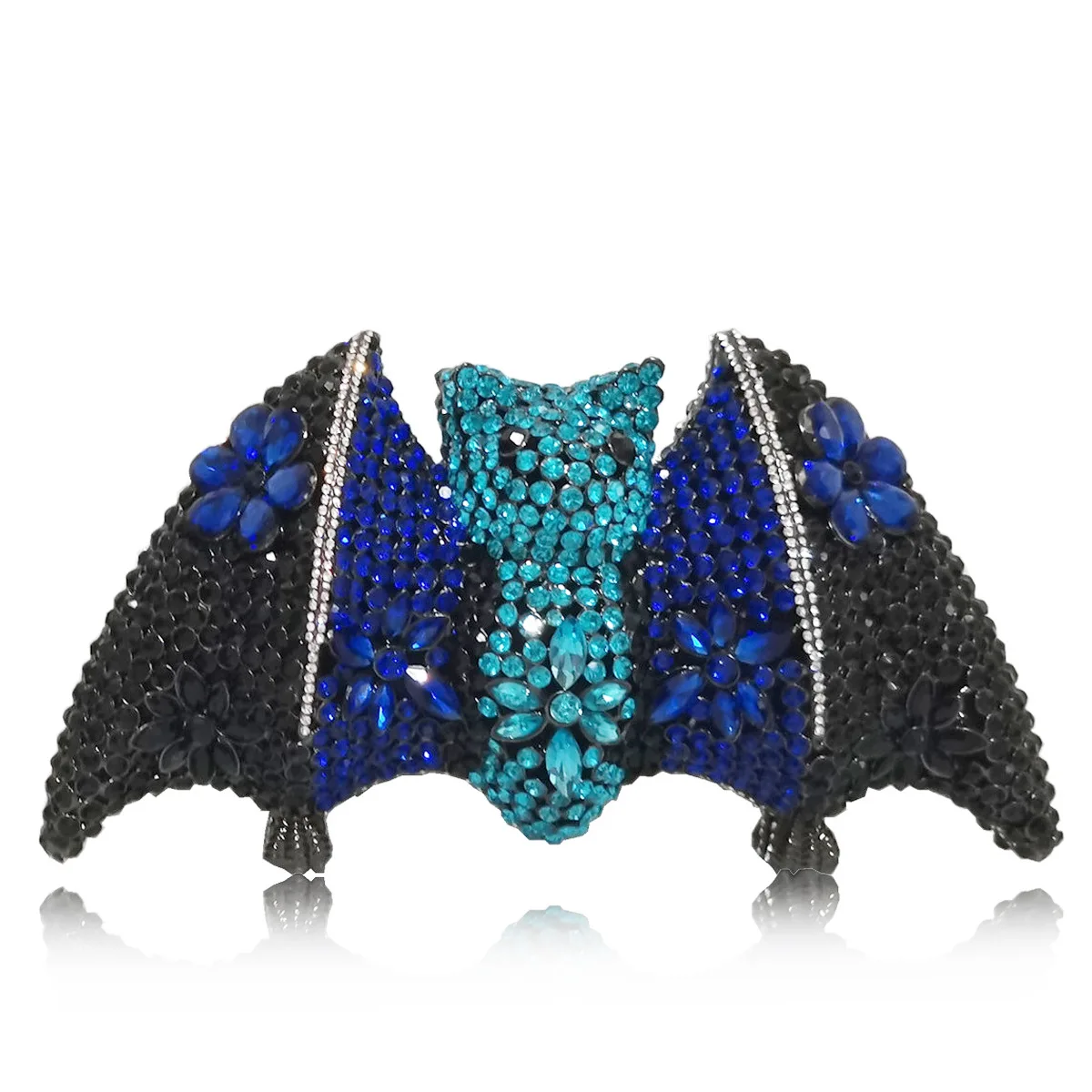 Trendy Dinner Halloween Bat Clutch Bag Luxury Diamond-encrusted Clutch Bag Full Of Diamonds Craft Gifts Bolsas Marcas Originales