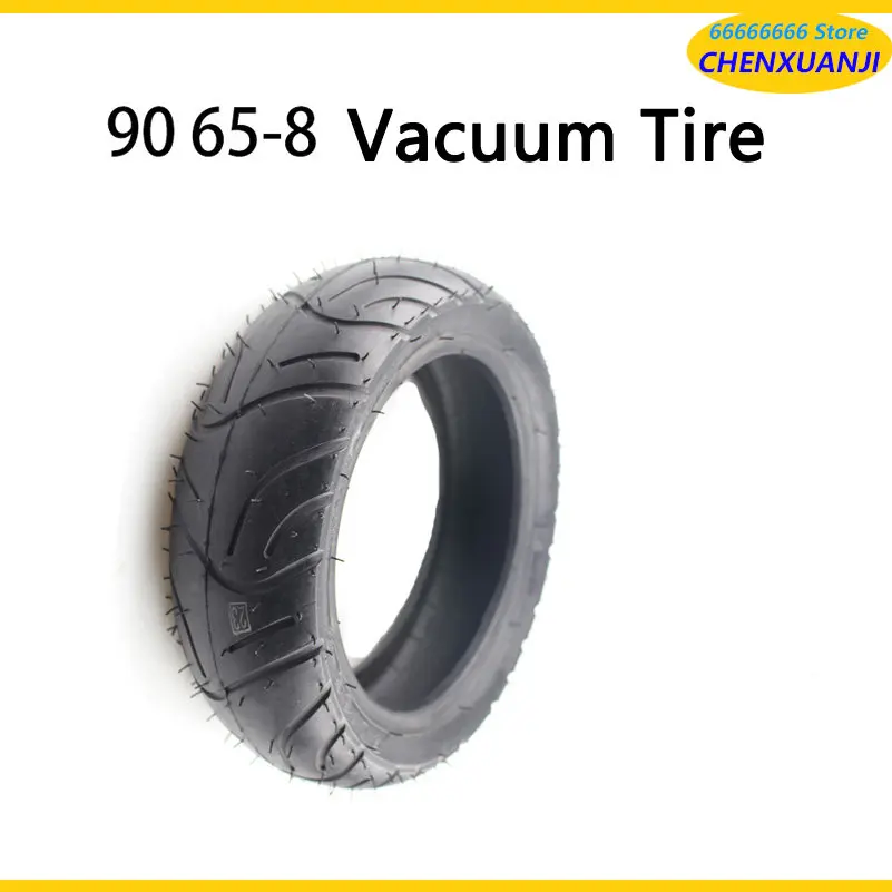 90/65-8 front wheel and 130/50-8 rear wheel Tubeless Tyres Electric Scooter vacuum Tires  Motorcycle parts
