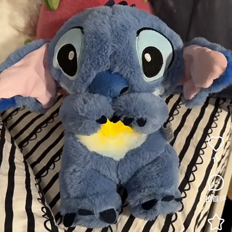 

Лидер продаж Disney Stitch мультфильм дышащая музыка плюшевая игрушка аниме кукла милая спящая кукла мягкая плюшевая игрушка детский подарок для девочки