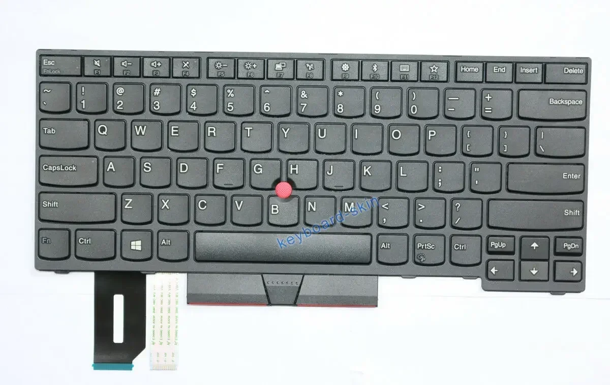 New No-backlit US keyboard for IBM Thinkpad E480 E485 E490 E495 L380,L380 yoga,L390,L390 Yoga,L480,L490 series laptop