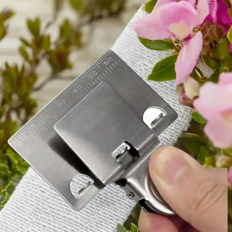 Clipes de fita métrica de metal confiáveis de 1/2/3 unidades para carpintaria, ferramenta de medição de posicionamento de canto