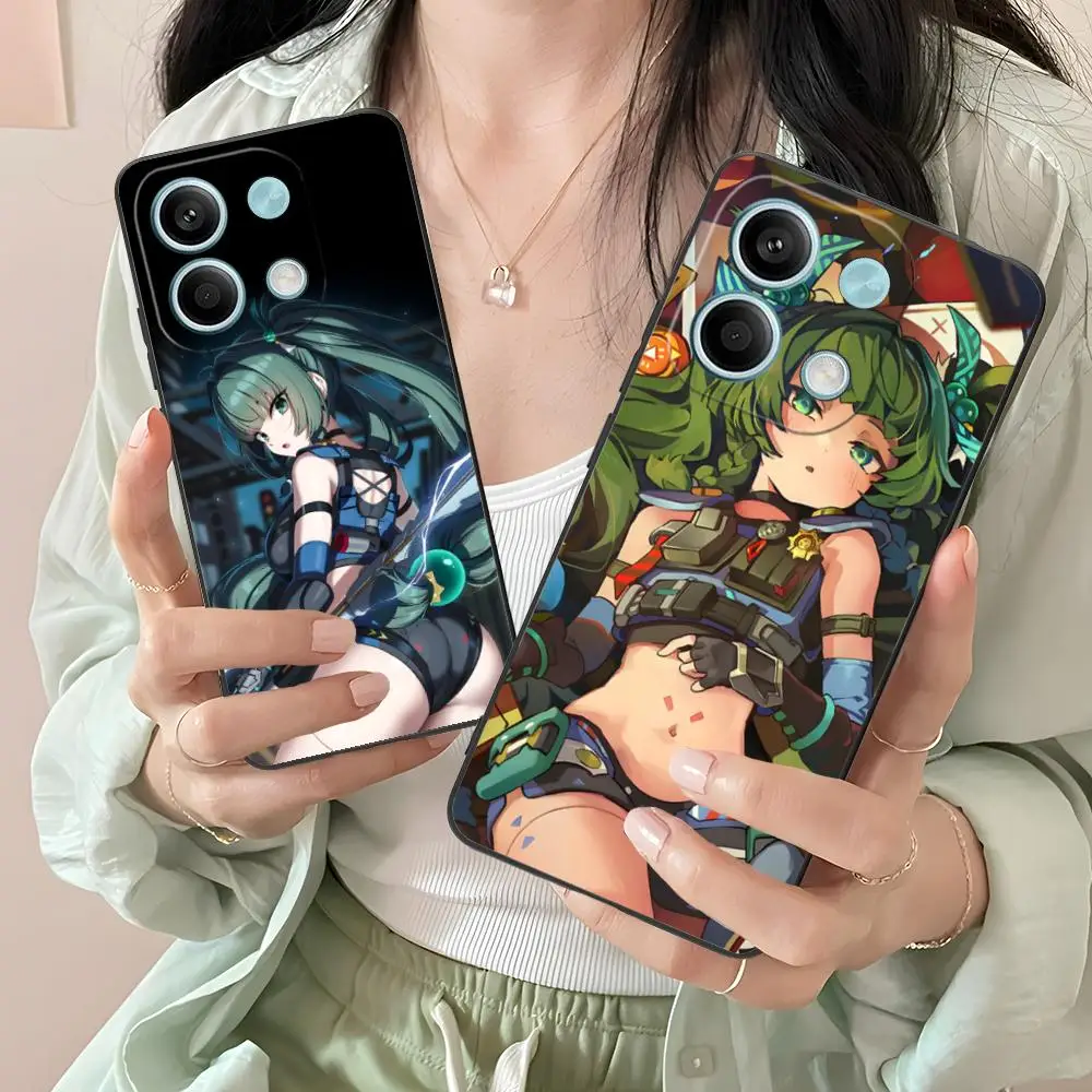 

Чехол для телефона Zenless Zone Zero QingYi для Xiaomi Redmi Note 14 13 12 11 A5 3 2 1 Pro Plus 4G 5G с цветной печатью, защитный красивый