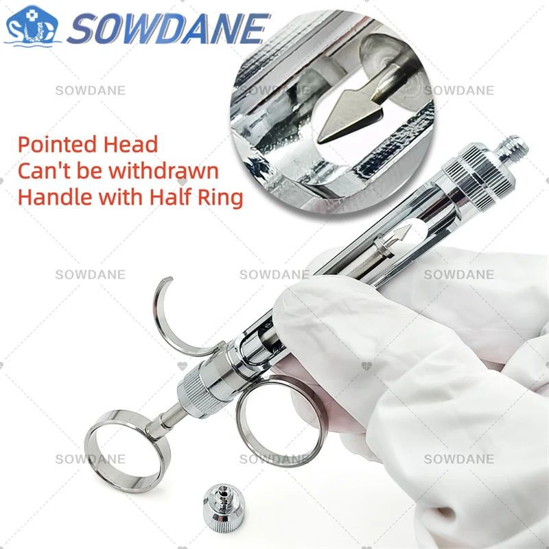 Dental Stainless Steel INTRALIGAMENTAL SYRINGE PEN-STYLE ASPIRATING 1.8ML Dental Surgical Instrument Dental Injector Tool